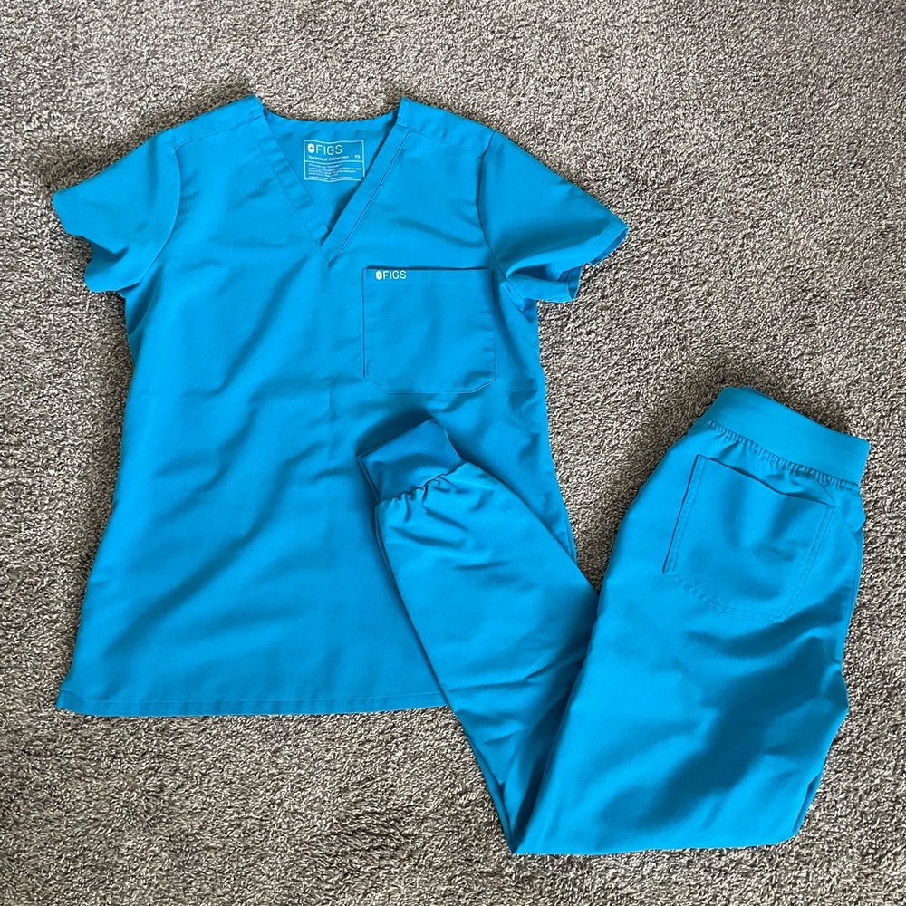 Figs Scrubs - Extreme Blue